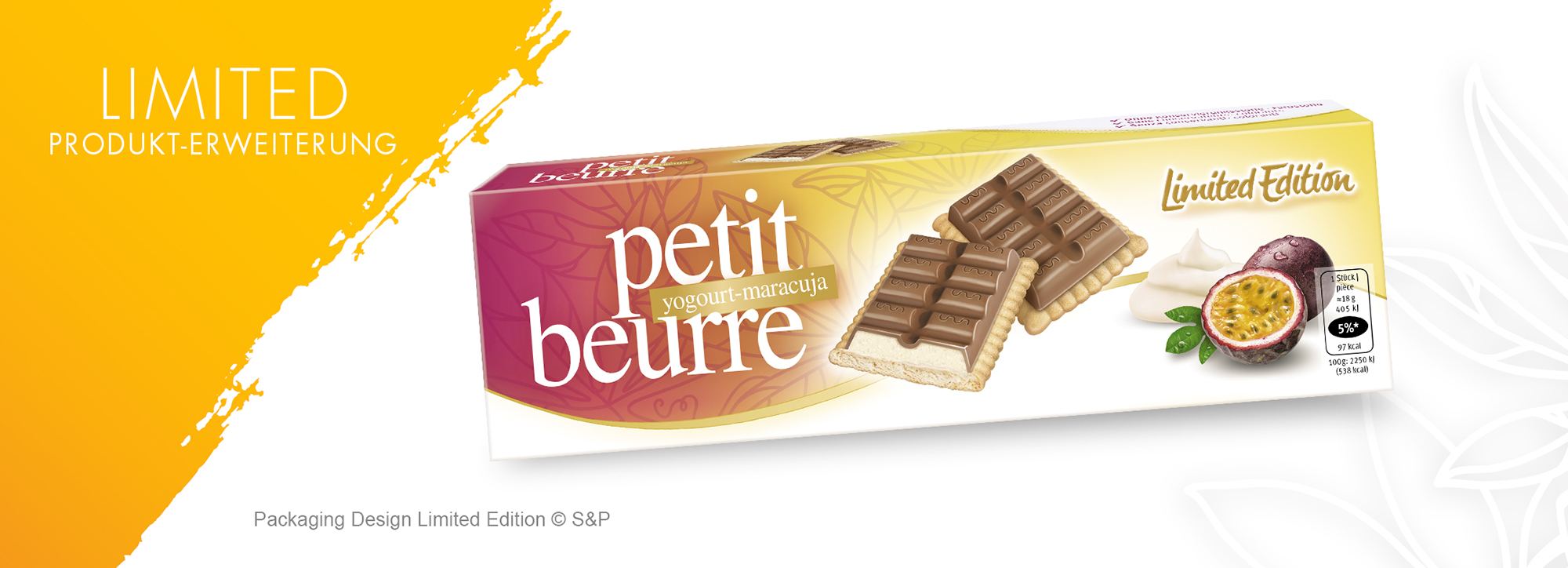 Petit Beurre Maracuja, Verpackungsdesign für die Limited Edition