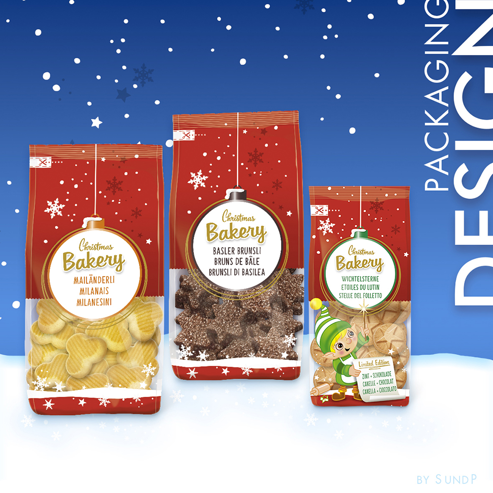Christmas Bakery - Produktreihe - Verpackungsdesign