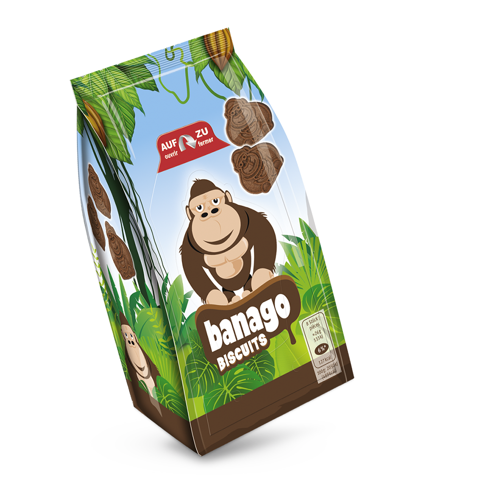 Banago Biscuits, Packaging Design und Formgebung