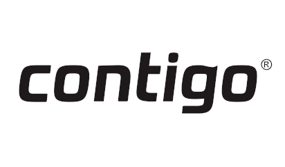 Contigo Logo – Hersteller von Trinkflaschen und Bechern.