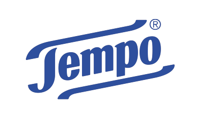 Tempo Logo – führende Marke für Taschentücher und Hygieneprodukte.