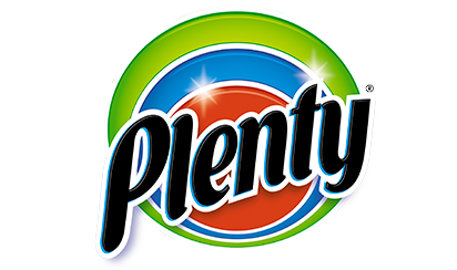 Plenty Logo – Marke für hochwertige Küchen- und Haushaltspapierprodukte.