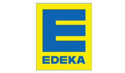 EDEKA Logo – Deutsche Supermarktkette für Lebensmittel und Haushaltsprodukte.