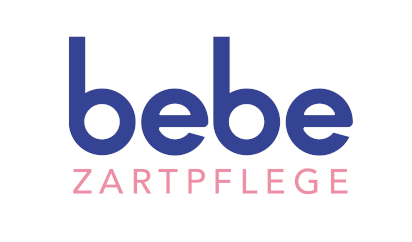 bebe Zartpflege Logo – Marke für sanfte Hautpflegeprodukte für junge Haut.