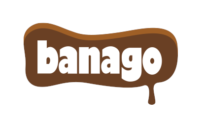 Banago Logo – Marke für schokoladige Getränke und Genussprodukte.