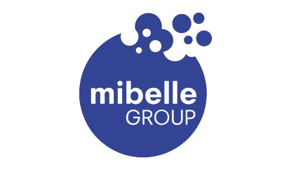 Mibelle Group Logo – Schweizer Hersteller von Kosmetik-, Körperpflege- und Haushaltsprodukten.