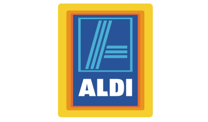 ALDI Logo – Internationale Discounterkette für Lebensmittel und Haushaltswaren.