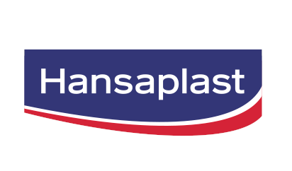 Hansaplast Logo – Hersteller von Pflastern und Wundpflegeprodukten.