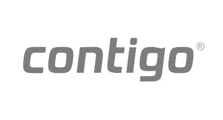 Contigo Logo – Hersteller von Trinkflaschen und Bechern.