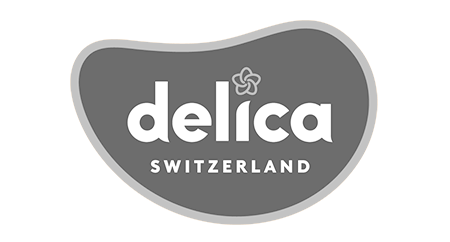 Delica Logo – Schweizer Hersteller von Backwaren, Snacks und Eiscreme.