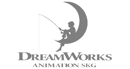 DreamWorks Animation Logo – Renommierte Filmproduktionsfirma für Animationsfilme und Unterhaltung.