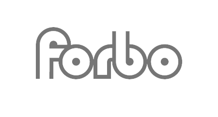Forbo Logo – Anbieter von Bodenbelägen und Bauprodukten.